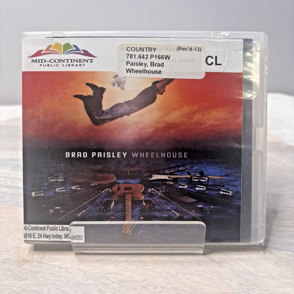 Other - Brad Paisley – Wheelhouse CD 2013 Country Arista Nashville Library Copy